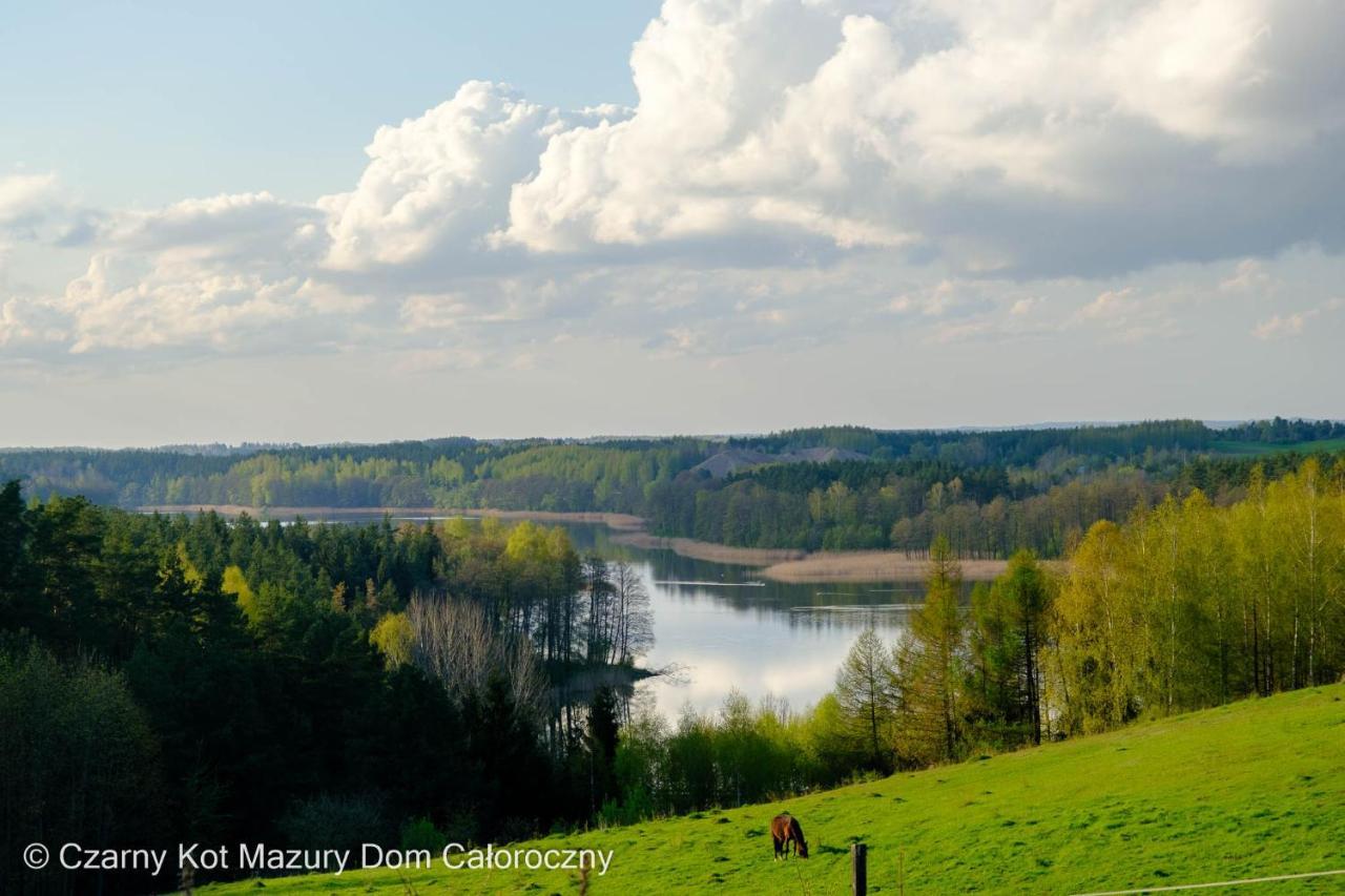 Czarny Kot Mazury Dom Caloroczny Villa Malkinie Bagian luar foto